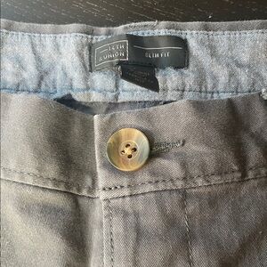 14th & Union Charcoal Slim Fit Trousers